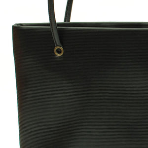 luxe black large tote