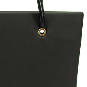 rubbery black large tote